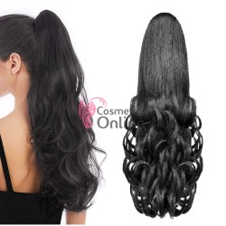 Extensie de par coada dreapta usor ondulata la varfuri cu cleste 55cm Brunet 0202L1#